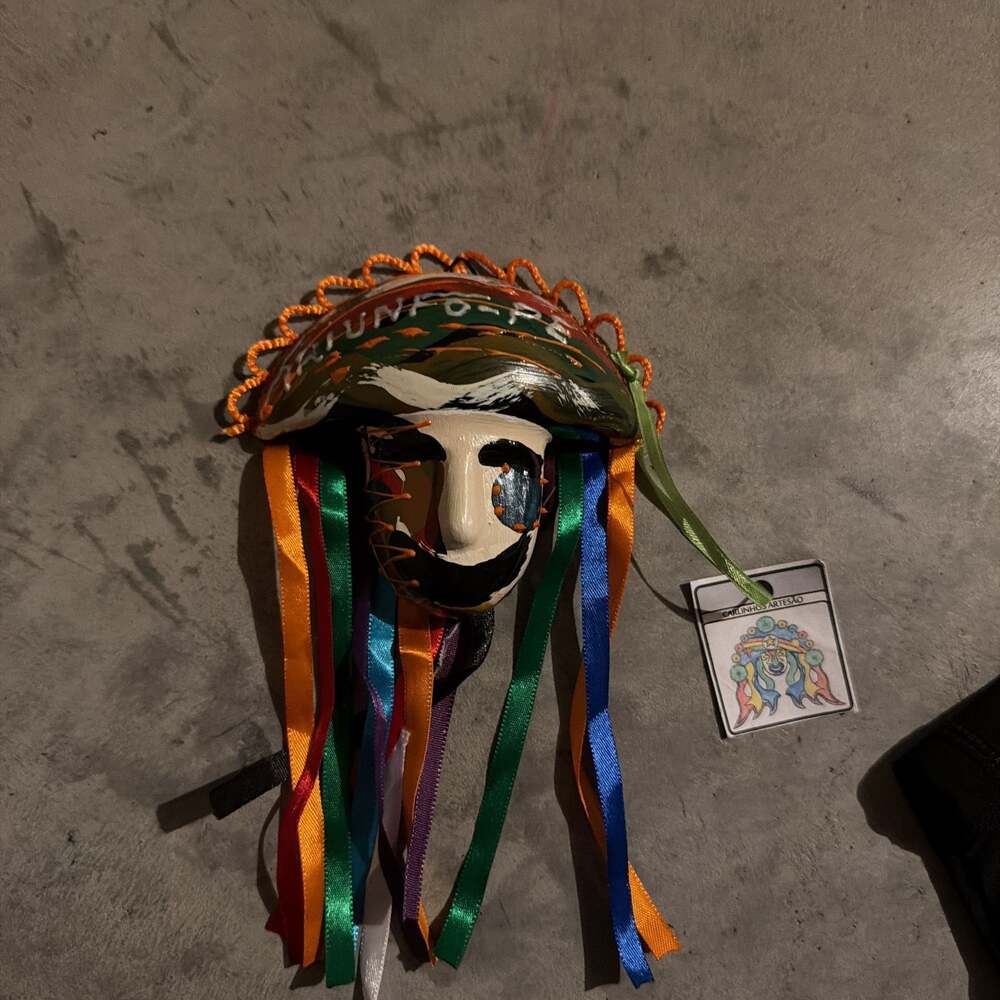 Vintage Handmade "Mask of the Triumph" Brazil